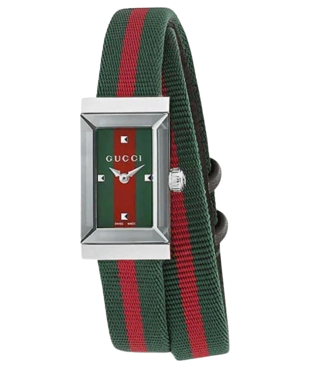 GUCCI Зеленые часы, фото 1