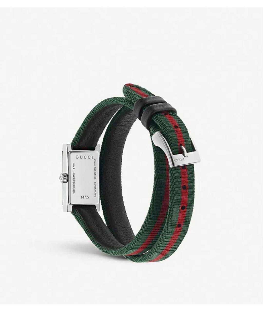 GUCCI Зеленые часы, фото 4