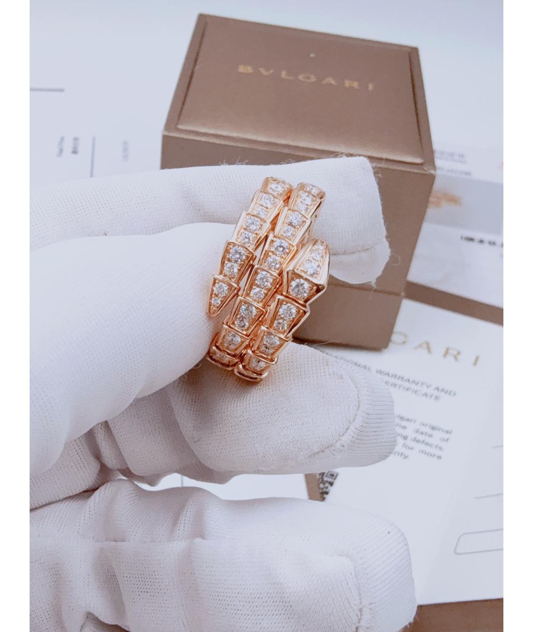 BVLGARI Золотое кольцо из розового золота, фото 5