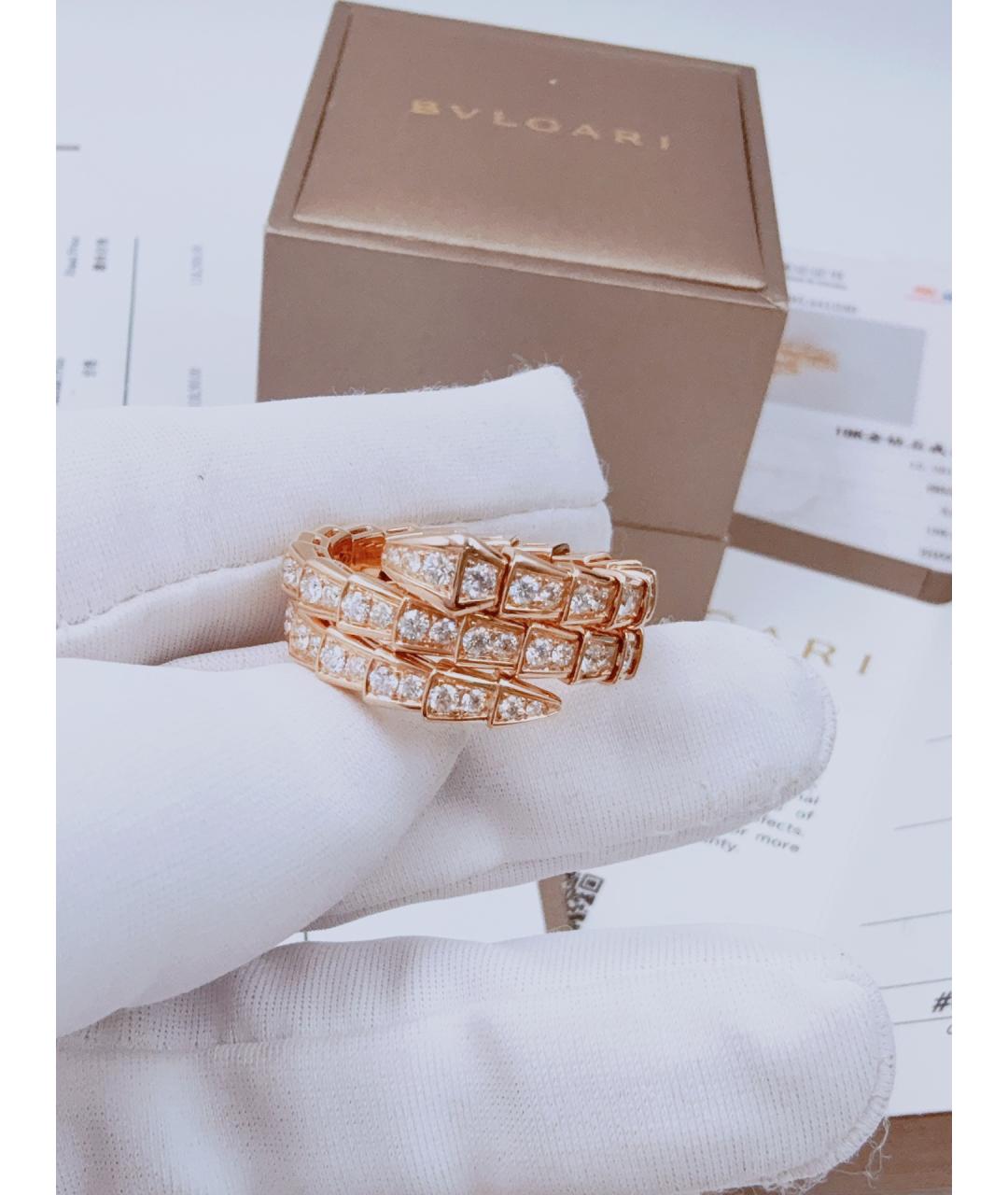 BVLGARI Золотое кольцо из розового золота, фото 4