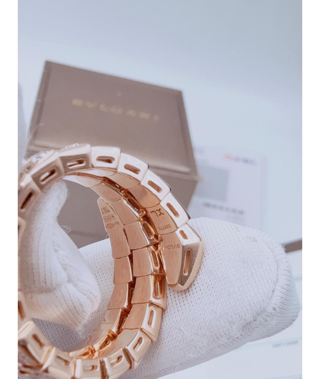 BVLGARI Золотое кольцо из розового золота, фото 7
