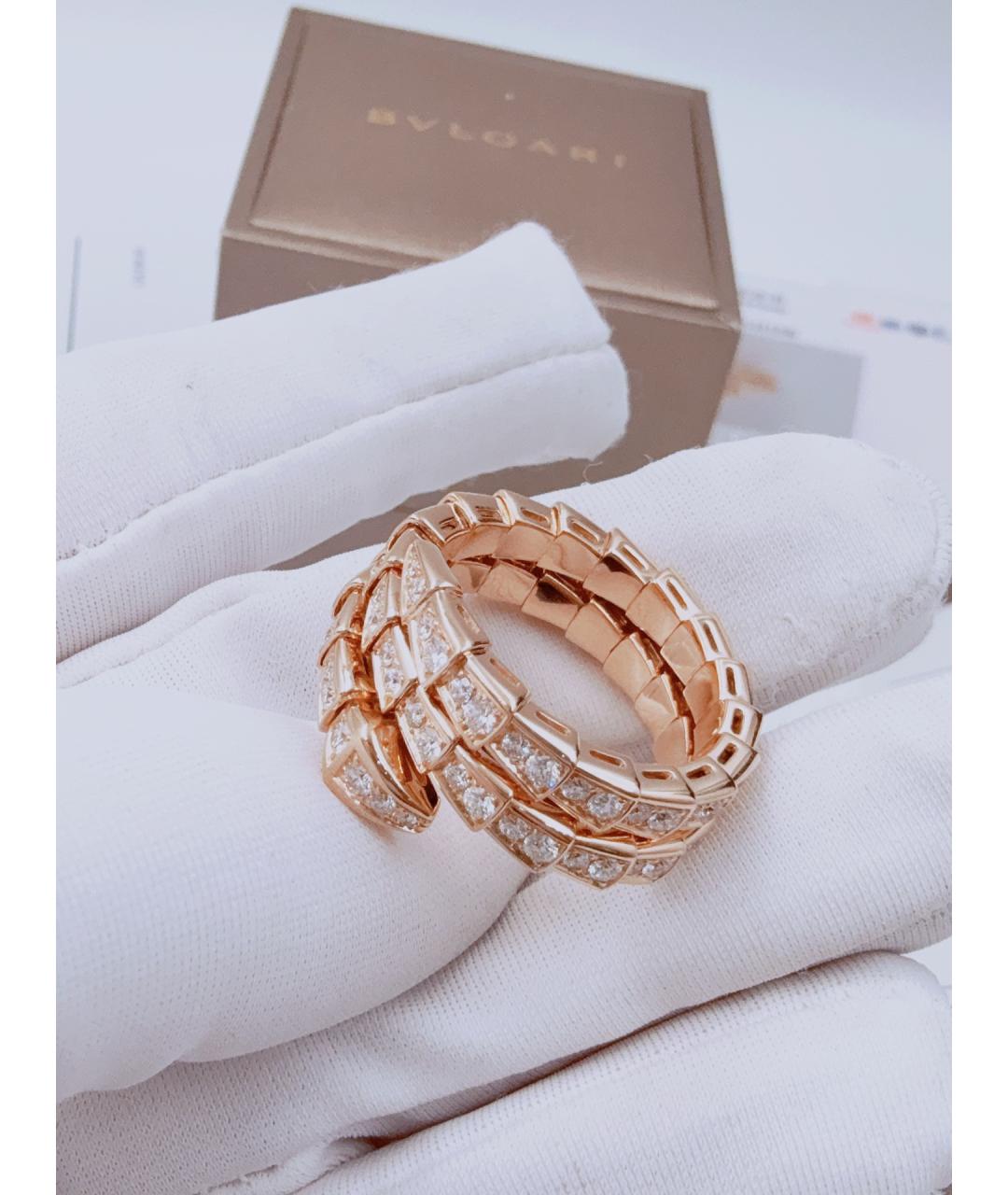 BVLGARI Золотое кольцо из розового золота, фото 9