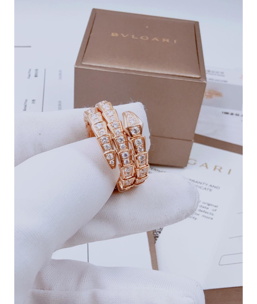 BVLGARI Золотое кольцо из розового золота, фото 6