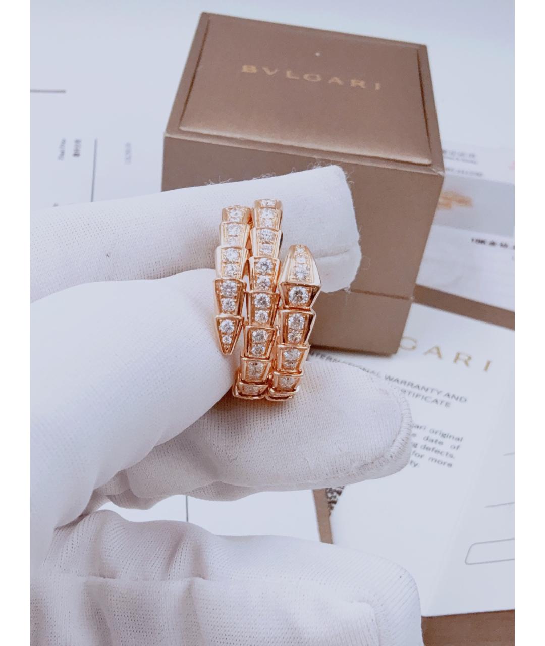 BVLGARI Золотое кольцо из розового золота, фото 3