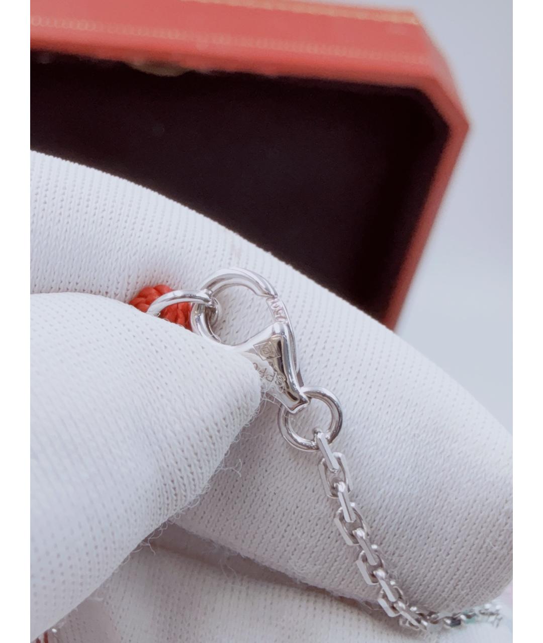 CARTIER Серебряное колье из белого золота, фото 6