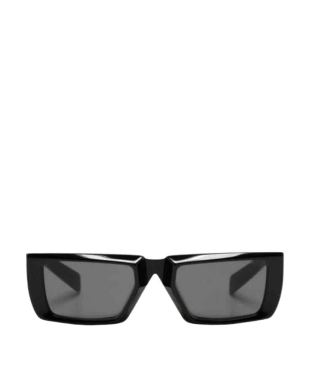 PRADA Черные пластиковые солнцезащитные очки, фото 1