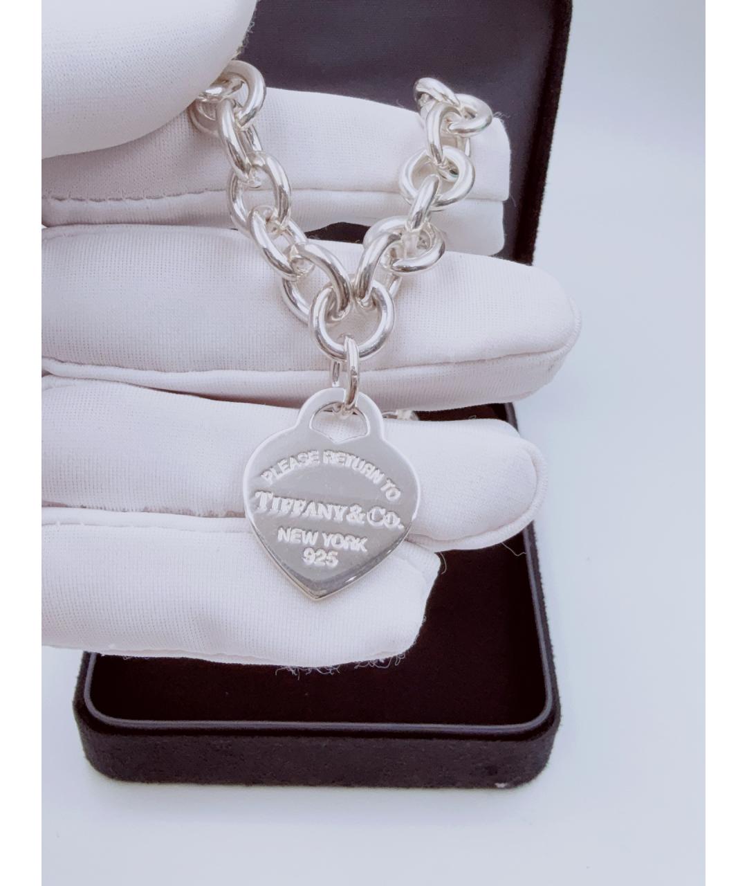 TIFFANY&CO Серебряное серебряное колье, фото 7