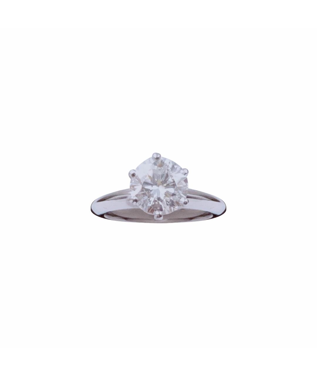 TIFFANY&CO Серебряное платиновое кольцо, фото 1