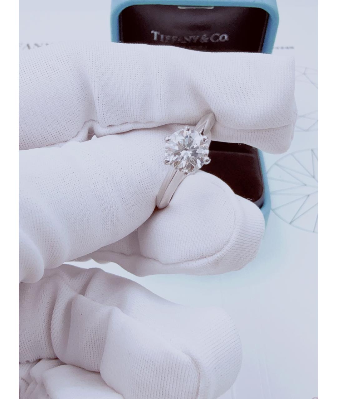 TIFFANY&CO Серебряное платиновое кольцо, фото 4