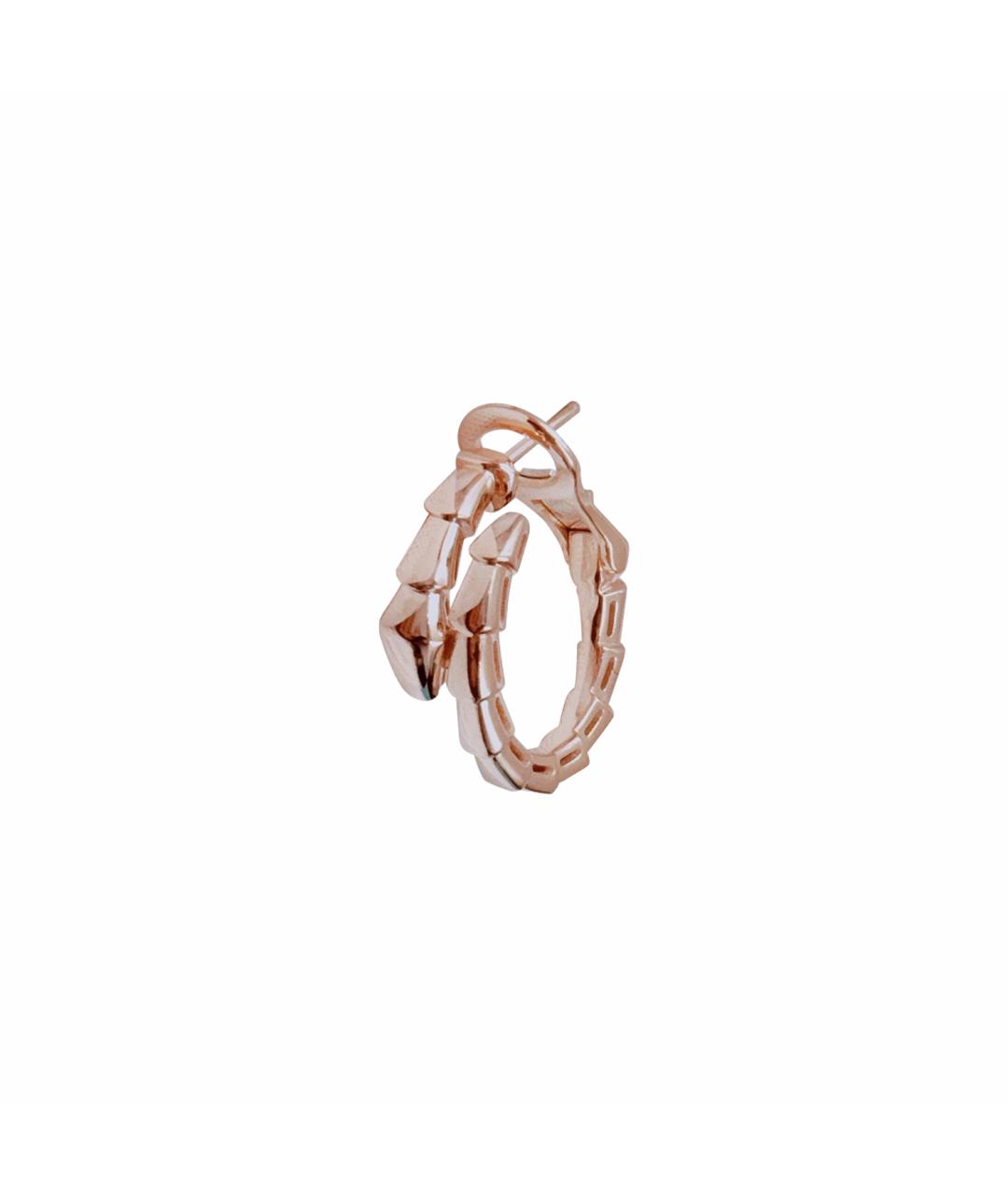 BVLGARI Золотые серьги из розового золота, фото 1