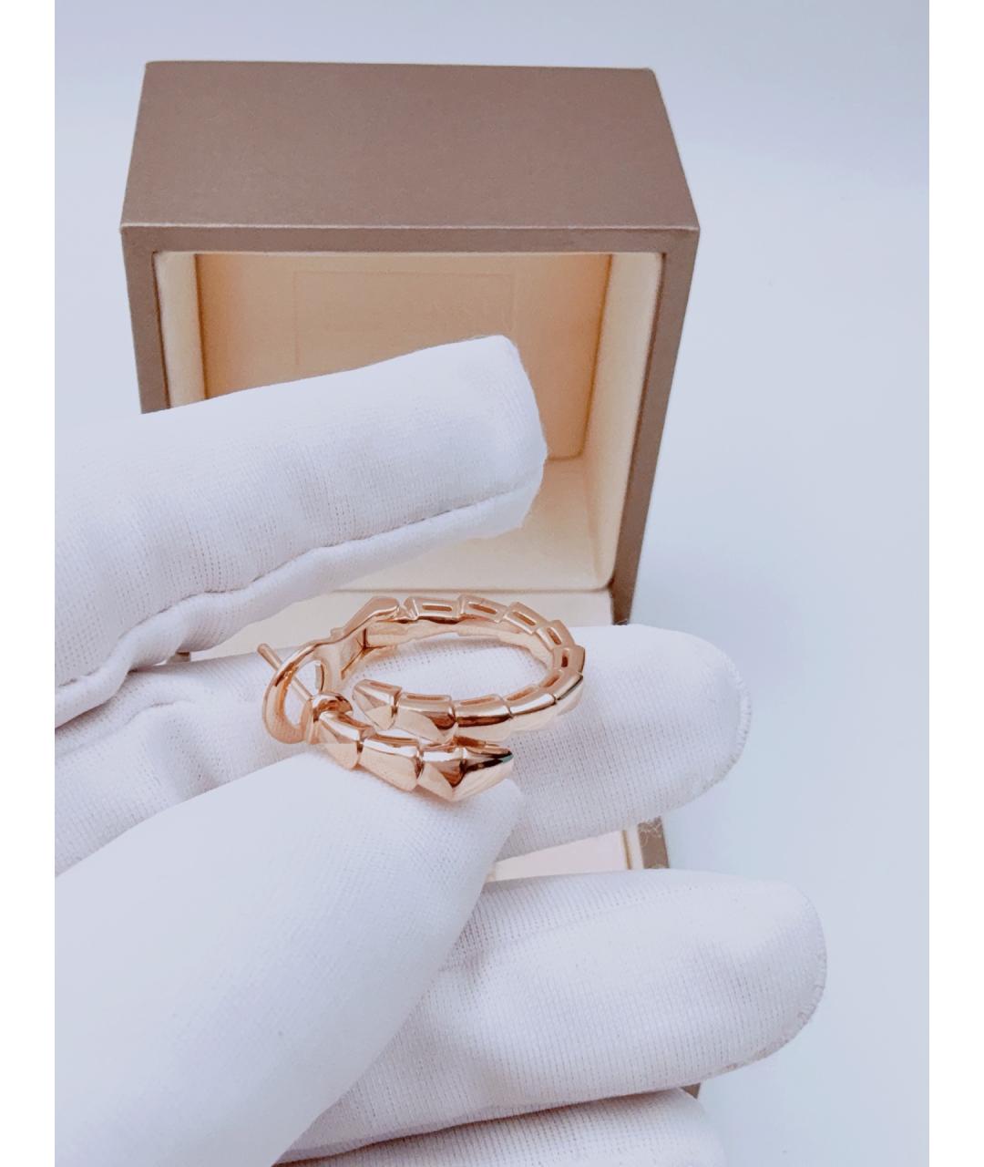BVLGARI Золотые серьги из розового золота, фото 8