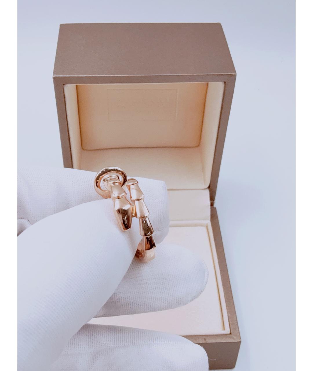 BVLGARI Золотые серьги из розового золота, фото 4