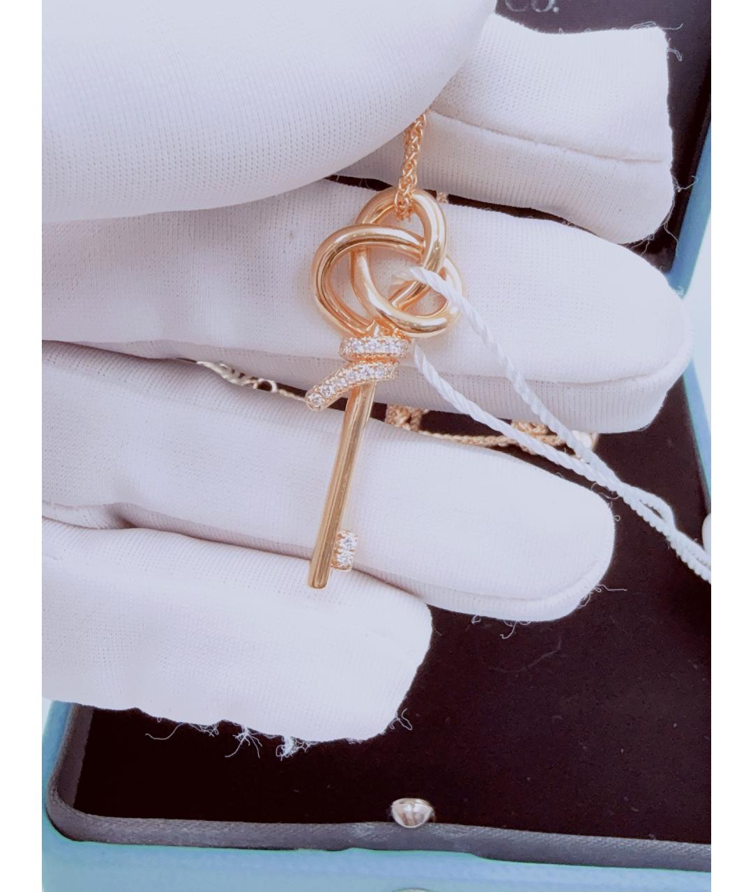 TIFFANY&CO Золотое колье из розового золота, фото 3