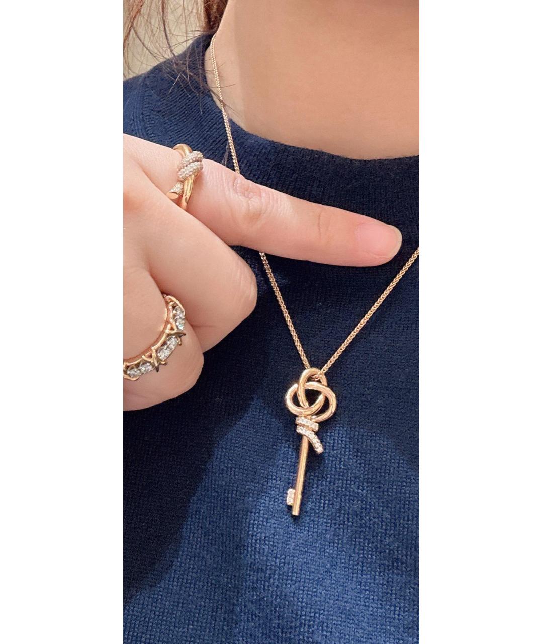 TIFFANY&CO Золотое колье из розового золота, фото 8