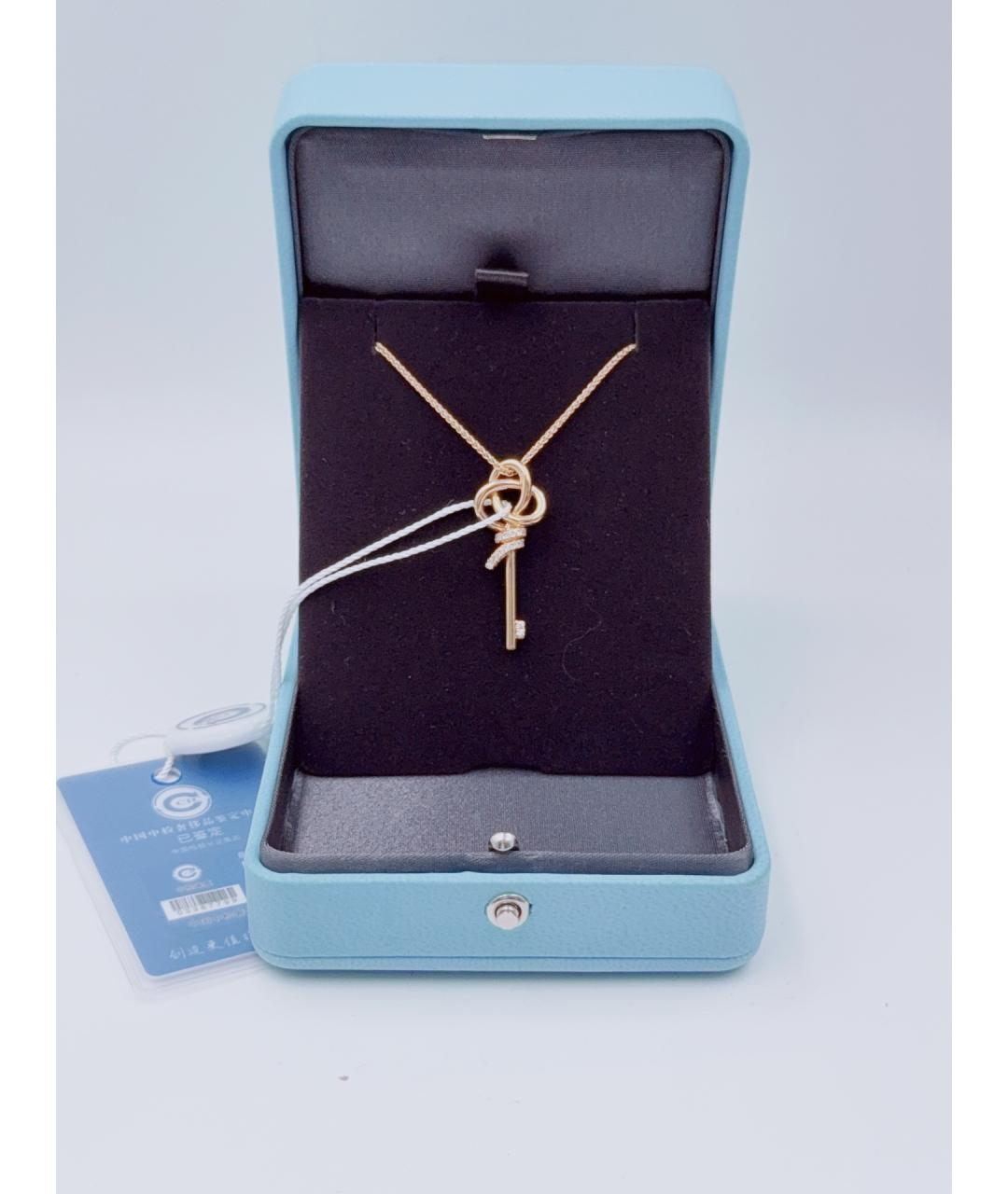 TIFFANY&CO Золотое колье из розового золота, фото 9