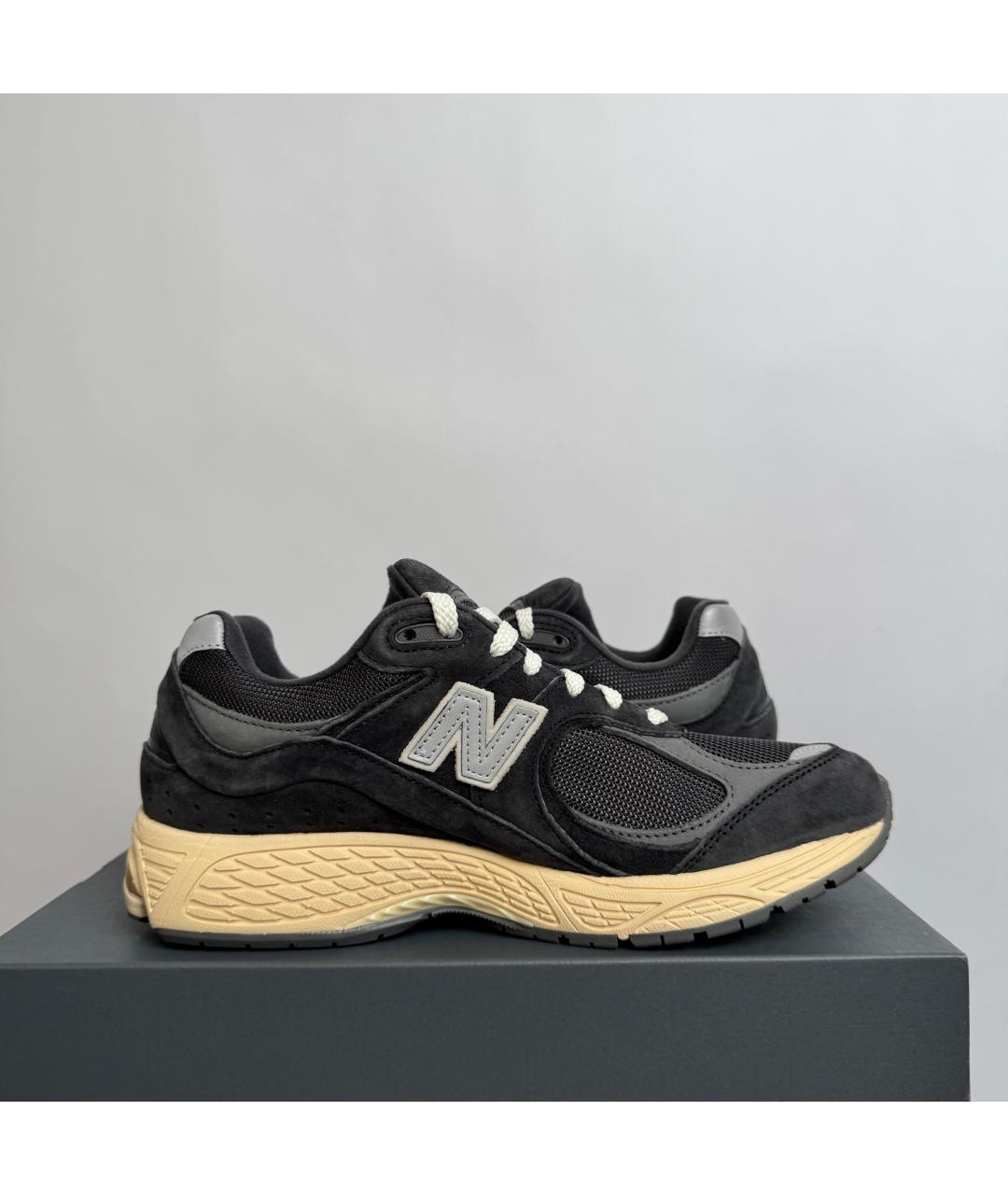 NEW BALANCE Черные текстильные низкие кроссовки / кеды, фото 3