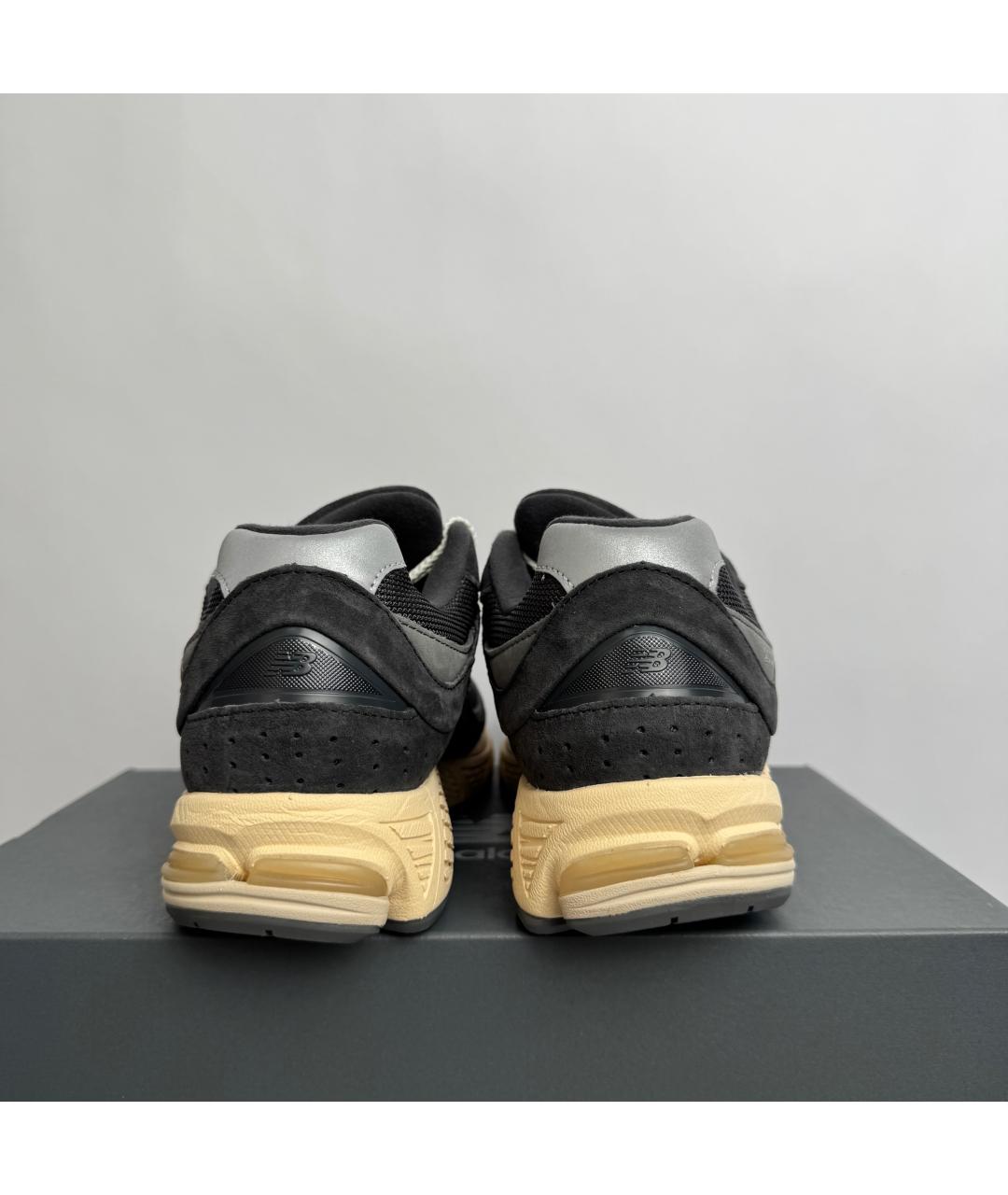 NEW BALANCE Черные текстильные низкие кроссовки / кеды, фото 5