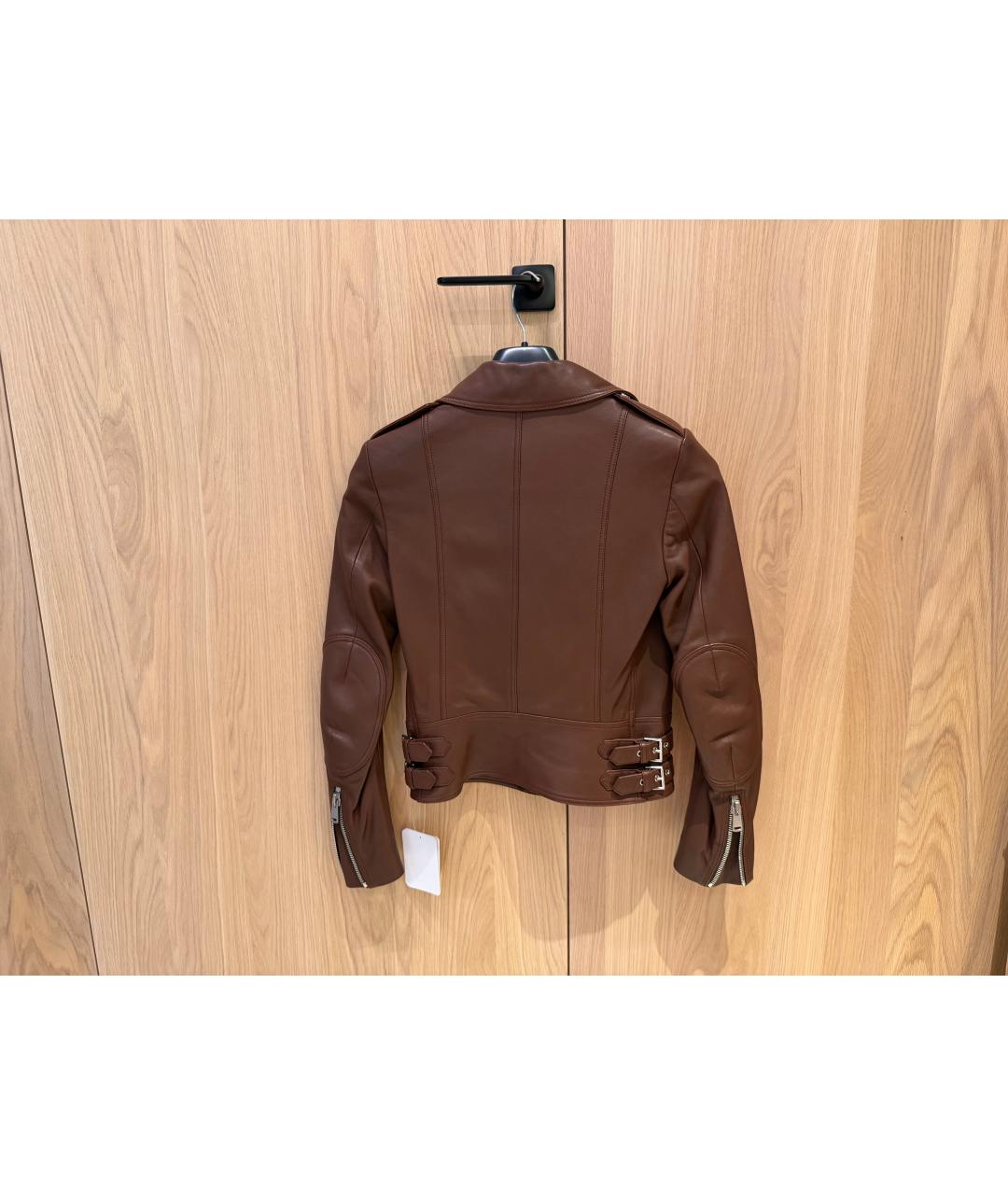 BELSTAFF Коричневая кожаная куртка, фото 2