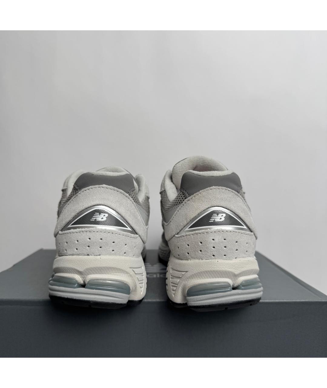 NEW BALANCE Серые текстильные низкие кроссовки / кеды, фото 5