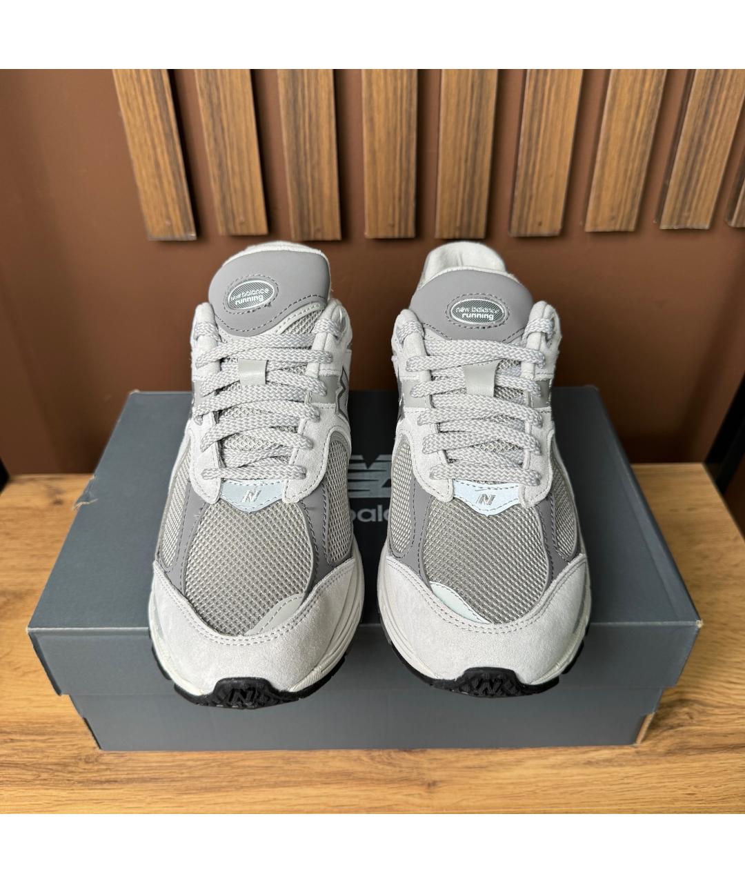 NEW BALANCE Серые текстильные кроссовки, фото 4