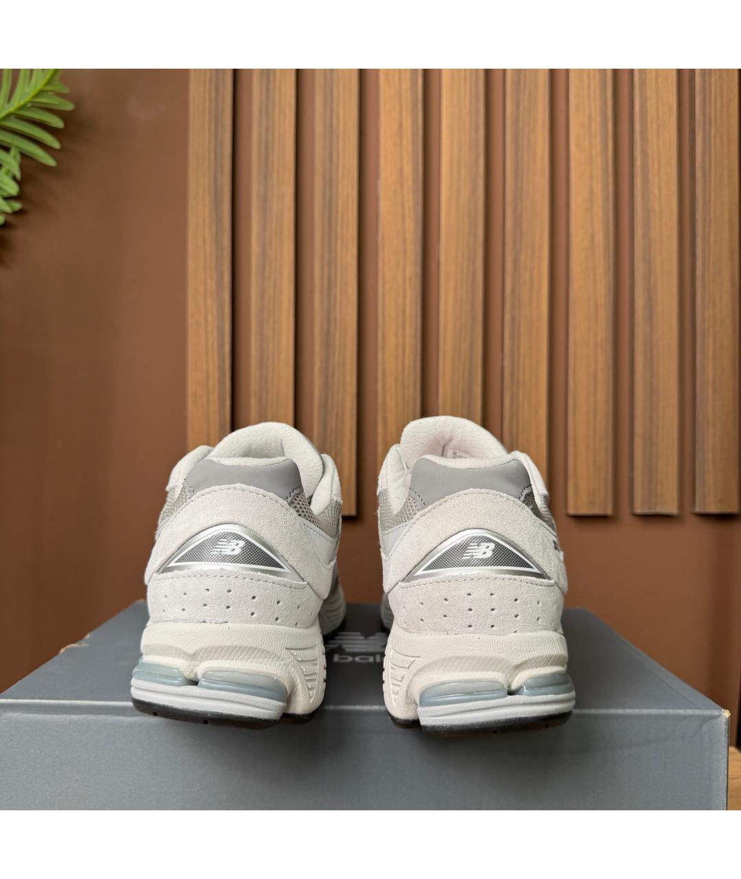 NEW BALANCE Серые текстильные кроссовки, фото 5