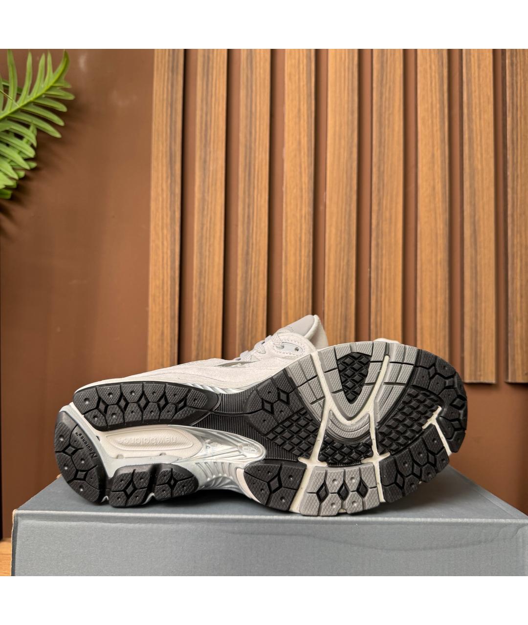 NEW BALANCE Серые текстильные кроссовки, фото 6
