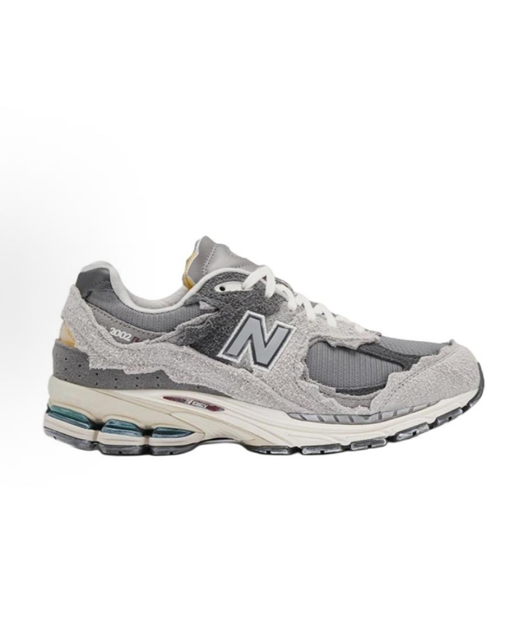 NEW BALANCE Серые текстильные низкие кроссовки / кеды, фото 7