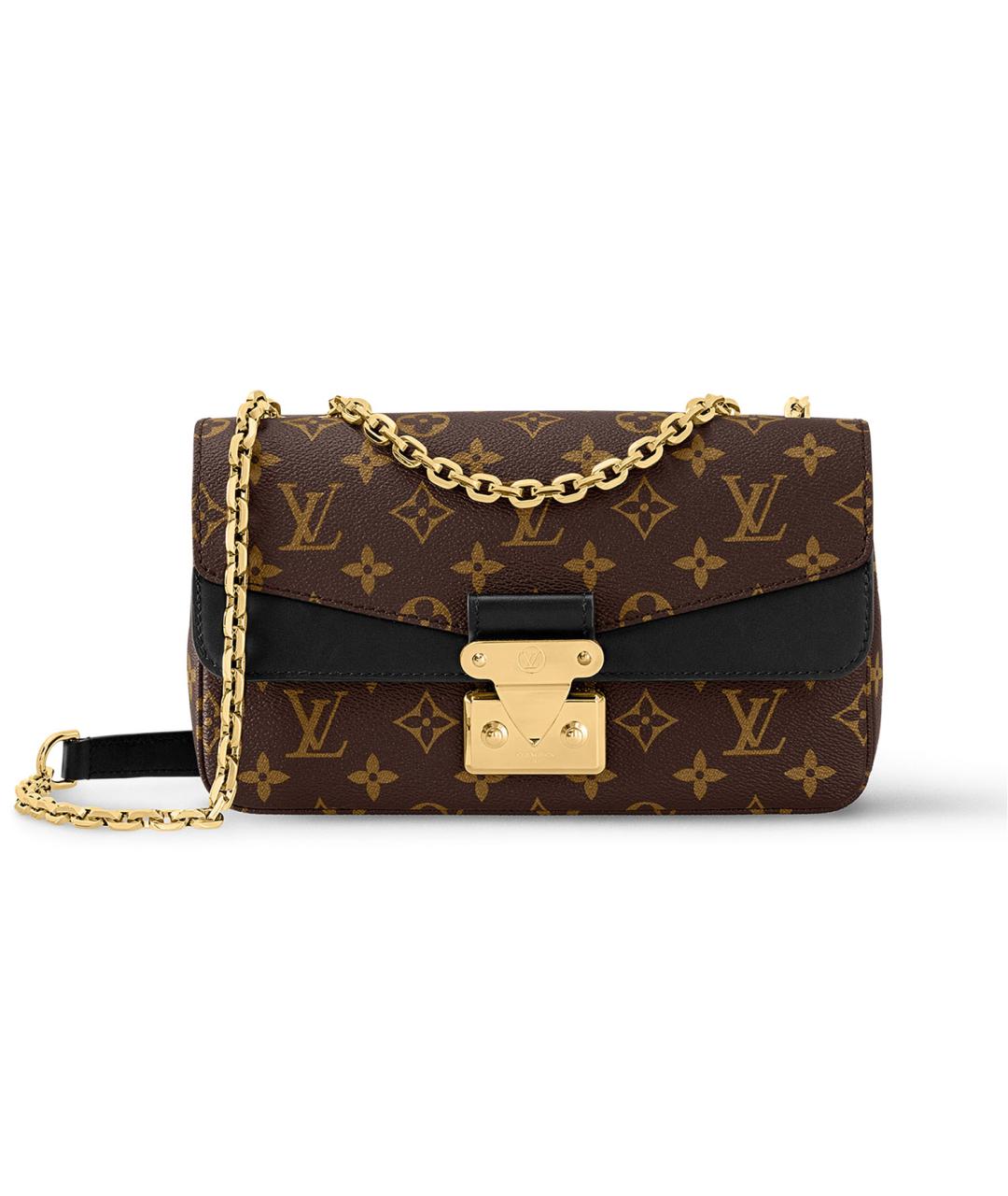 LOUIS VUITTON Коричневая канва сумка через плечо, фото 10