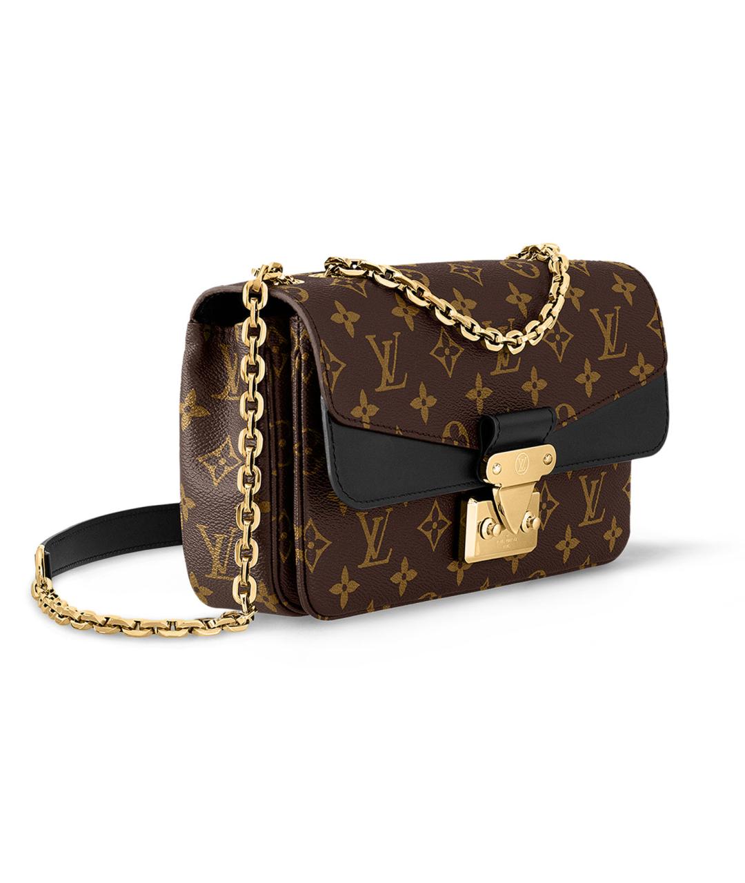 LOUIS VUITTON Коричневая канва сумка через плечо, фото 2