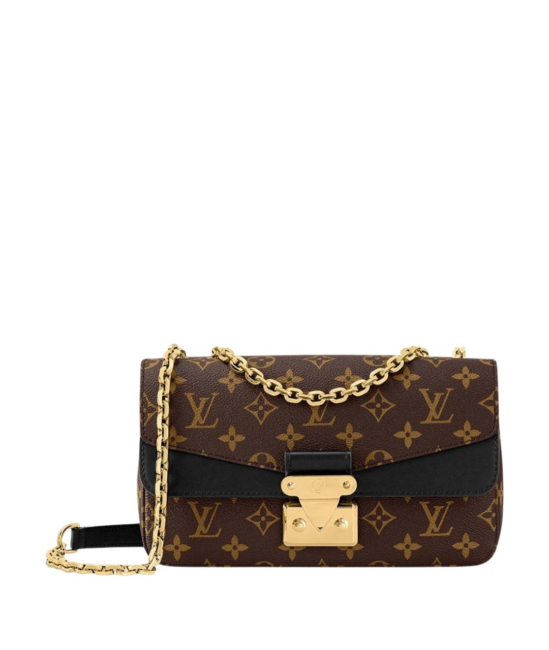 LOUIS VUITTON Коричневая канва сумка через плечо, фото 1