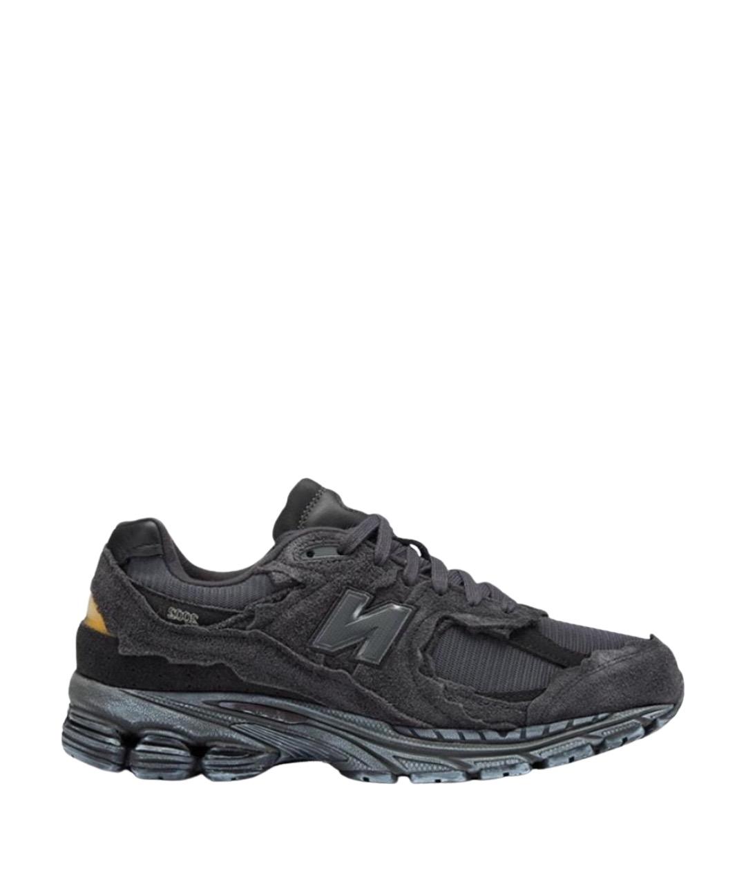 NEW BALANCE Черные текстильные низкие кроссовки / кеды, фото 1