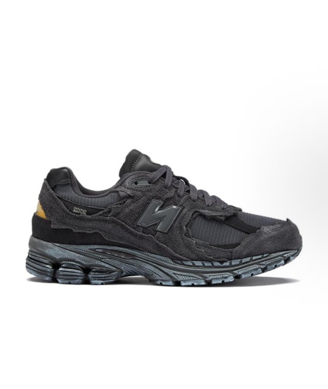 NEW BALANCE Черные текстильные низкие кроссовки / кеды, фото 6