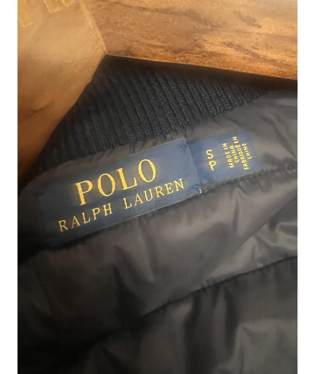 POLO RALPH LAUREN Темно-синяя полиэстеровая куртка, фото 3
