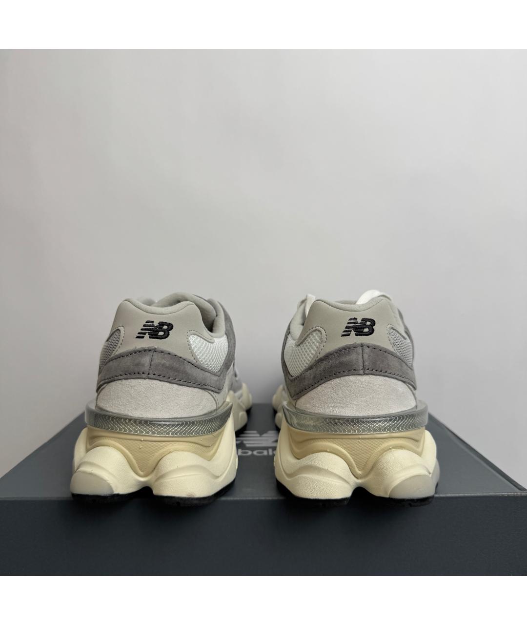 NEW BALANCE Серые текстильные низкие кроссовки / кеды, фото 5