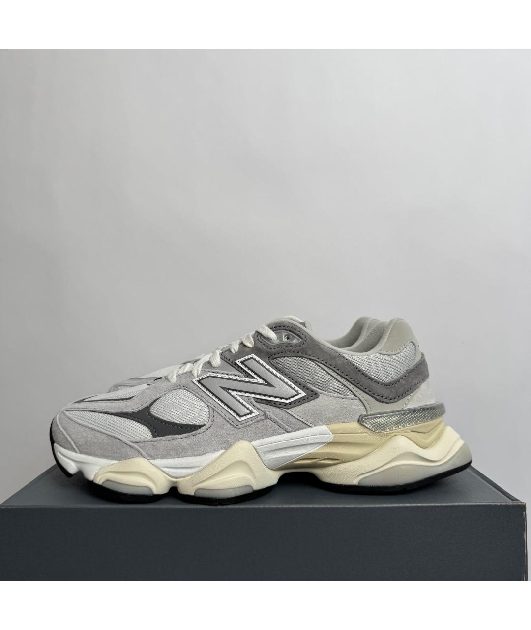 NEW BALANCE Серые текстильные низкие кроссовки / кеды, фото 2