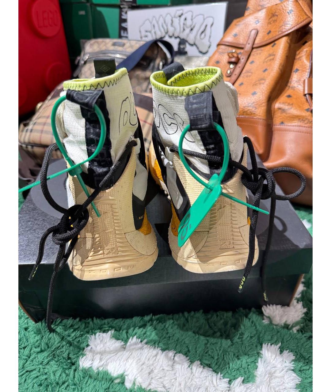 NIKE ACG Бежевые высокие кроссовки / кеды, фото 4