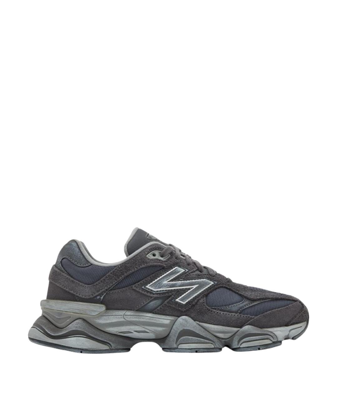 NEW BALANCE Серые текстильные низкие кроссовки / кеды, фото 1