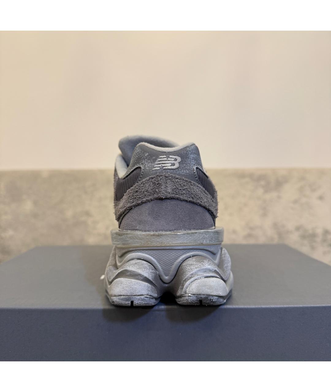 NEW BALANCE Серые текстильные кроссовки, фото 5