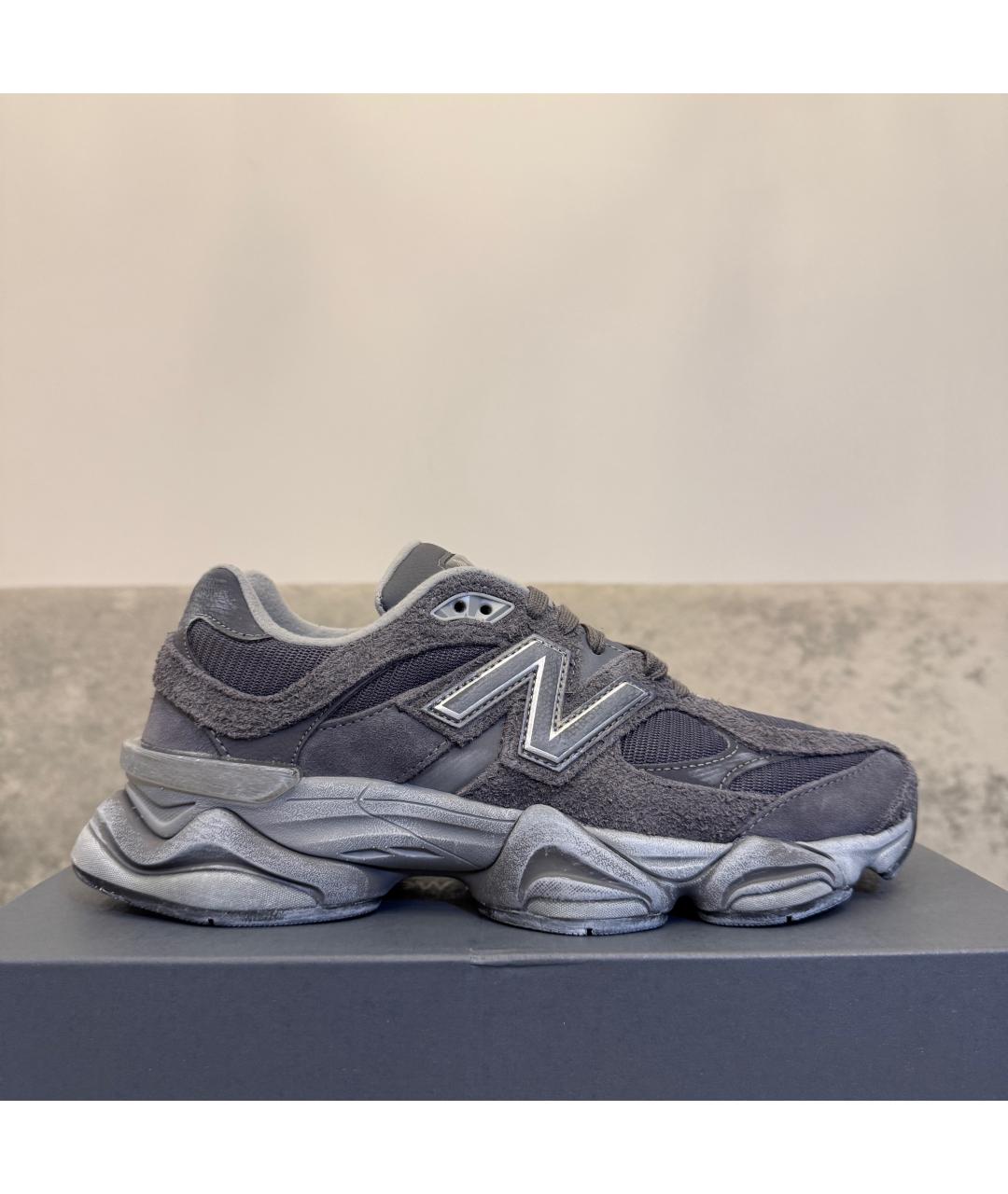 NEW BALANCE Серые текстильные кроссовки, фото 3