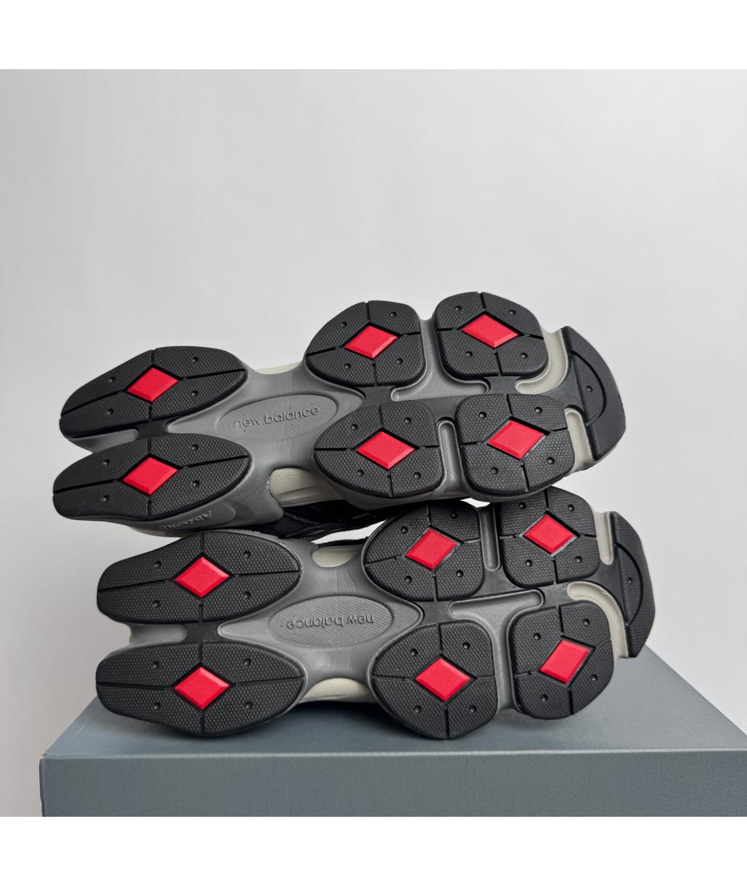NEW BALANCE Черные текстильные низкие кроссовки / кеды, фото 5