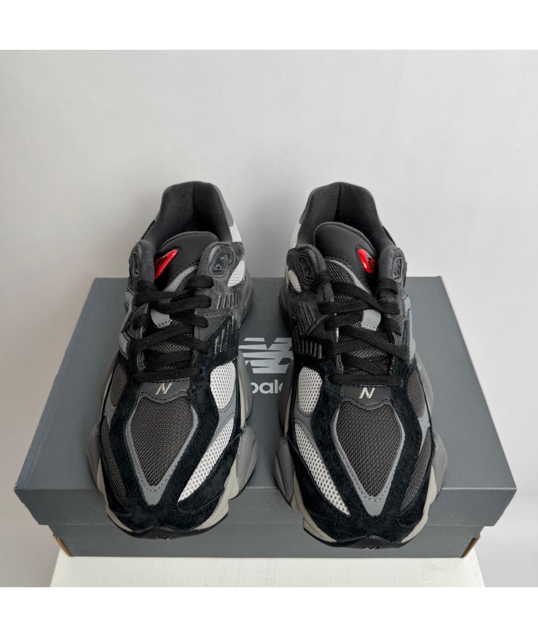 NEW BALANCE Черные текстильные низкие кроссовки / кеды, фото 3