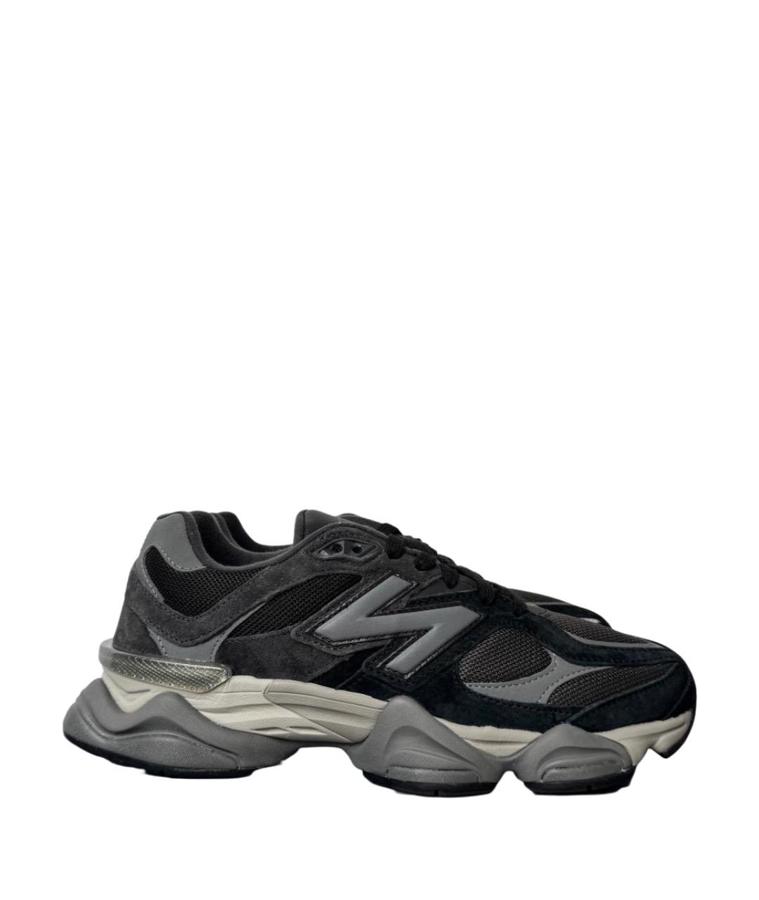 NEW BALANCE Черные текстильные низкие кроссовки / кеды, фото 1
