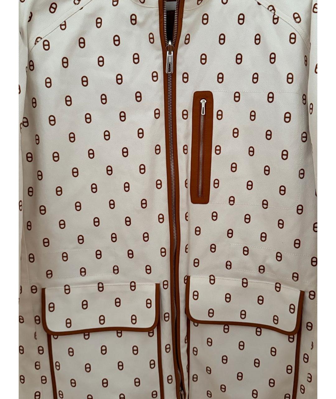 HERMES Коричневая деним куртка, фото 5