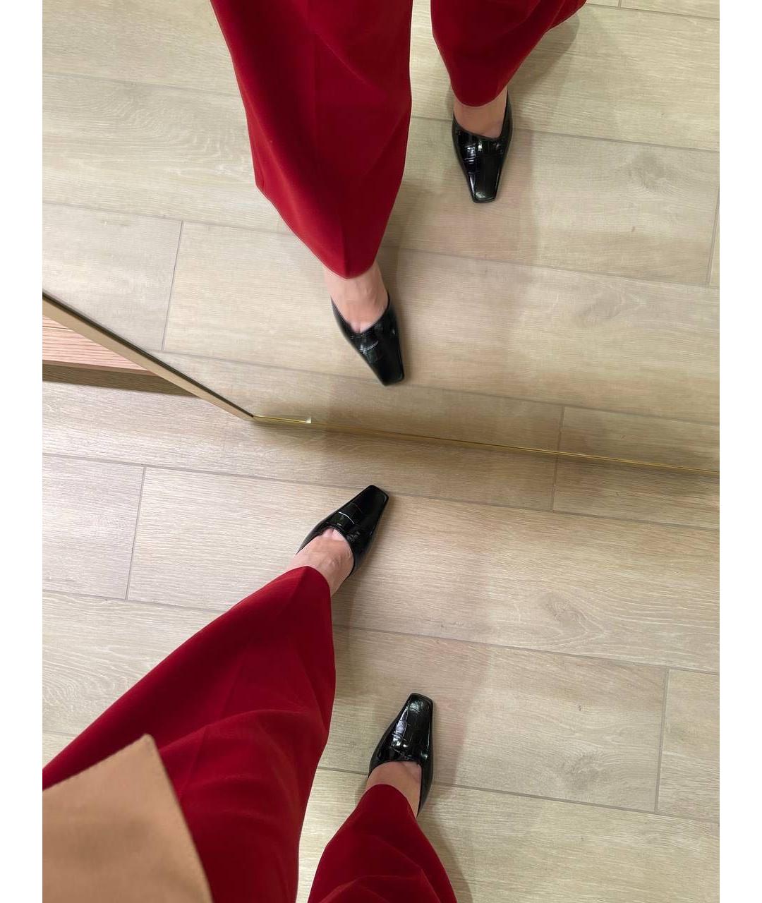GUCCI Черные кожаные туфли, фото 6
