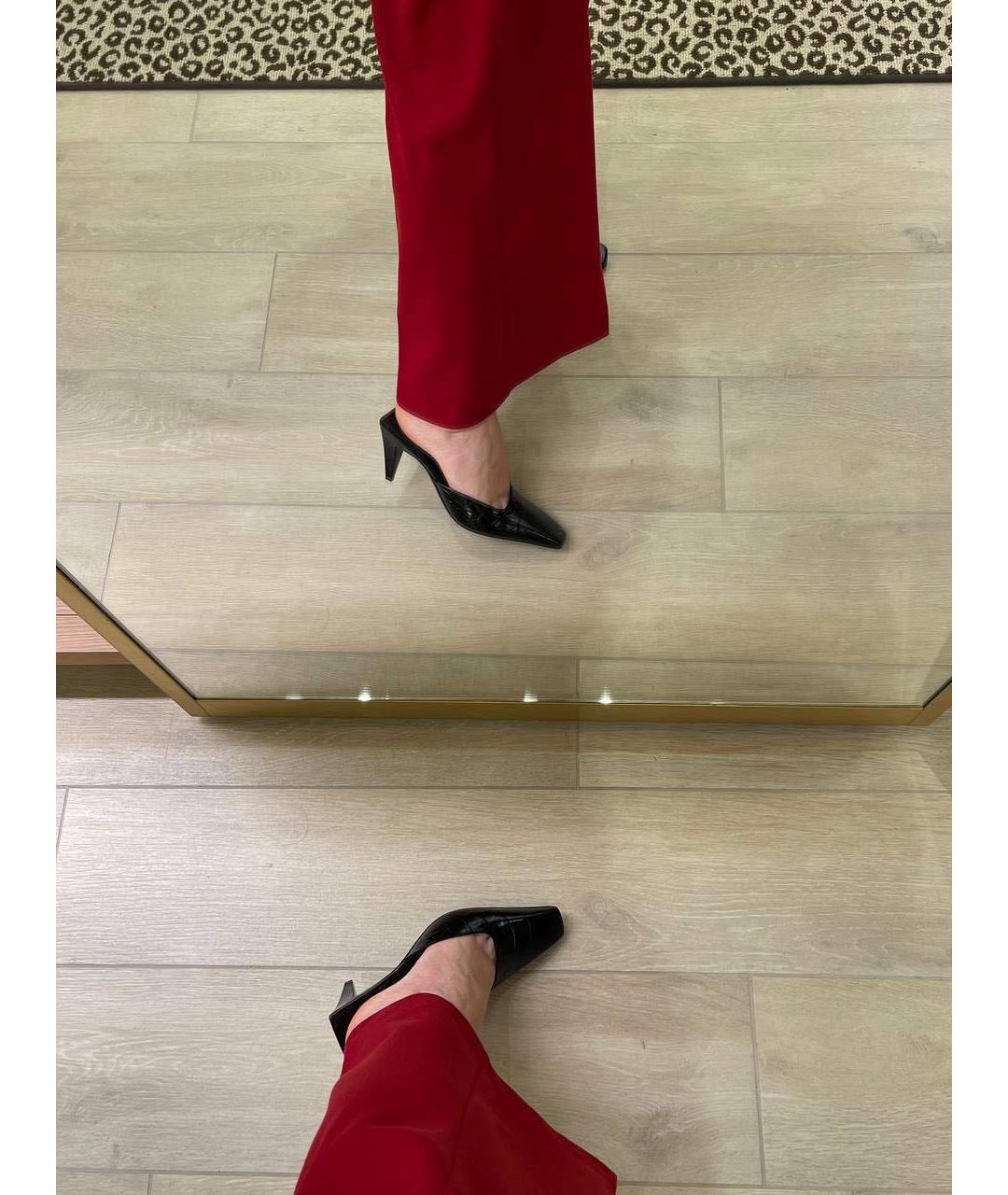 GUCCI Черные кожаные туфли, фото 7
