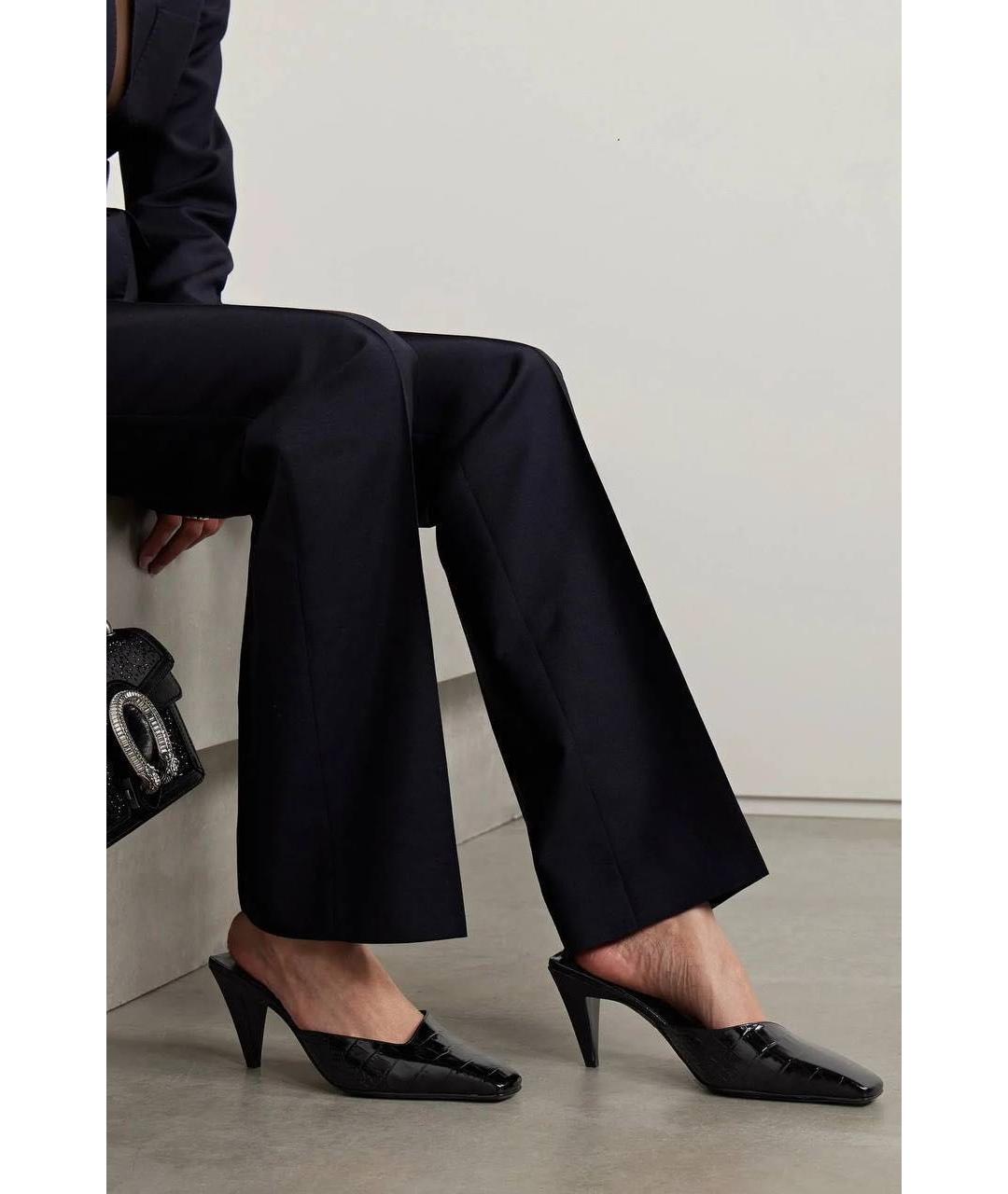 GUCCI Черные кожаные туфли, фото 5