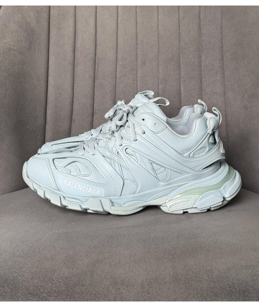 BALENCIAGA Голубые кроссовки, фото 9
