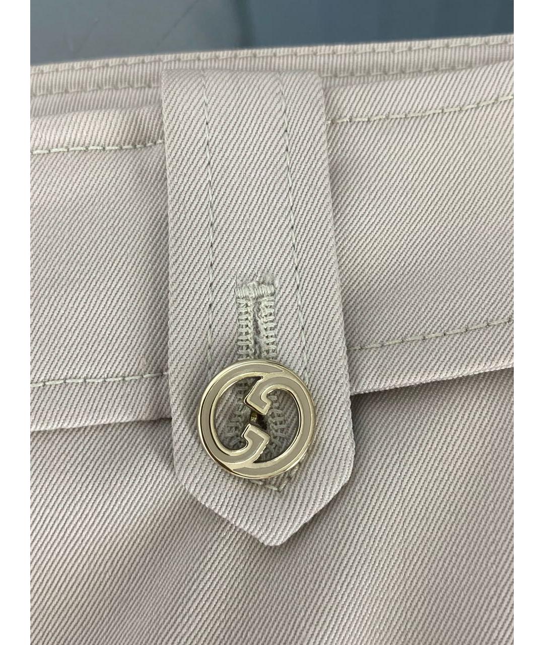 GUCCI Бежевые шерстяные кюлоты, фото 4