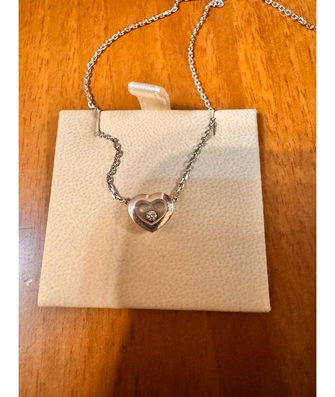 CHOPARD Белое колье из белого золота, фото 3