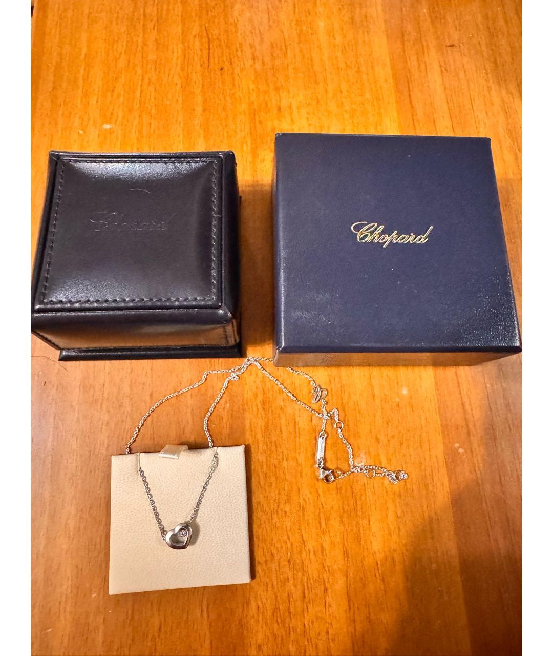CHOPARD Белое колье из белого золота, фото 2